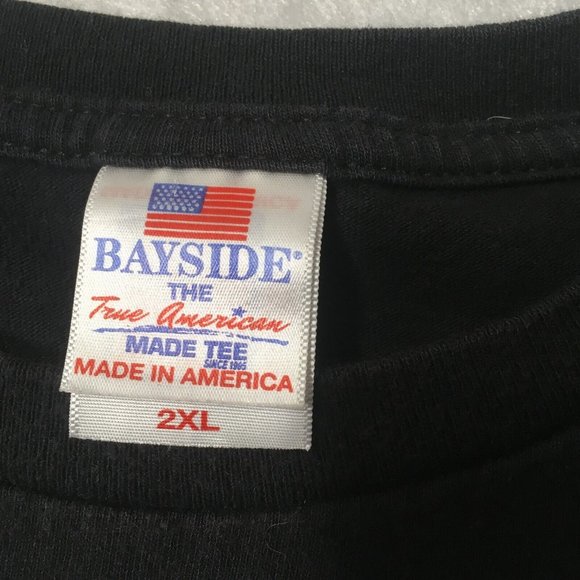 U.S. Air Force Wings Blue Bayside Made American Tee Short Sleeve T-Shirt XXL - Picture 4 of 10